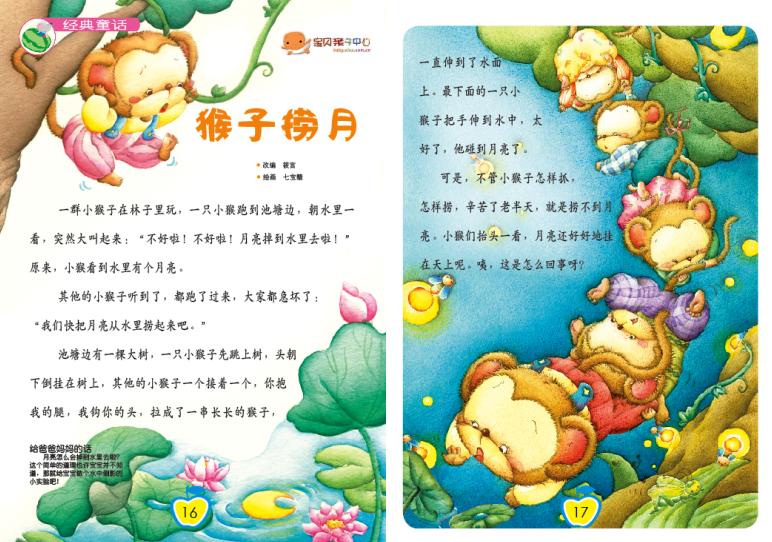 猴子捞月